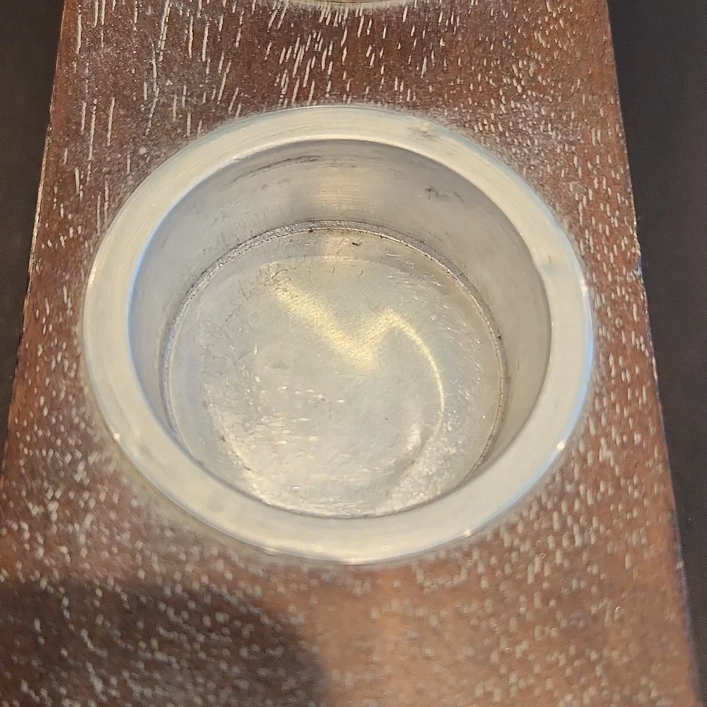 WEST ELM 5 slot candle holder